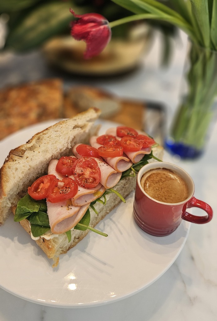 Fresh Turkey Tomato Sandwich
